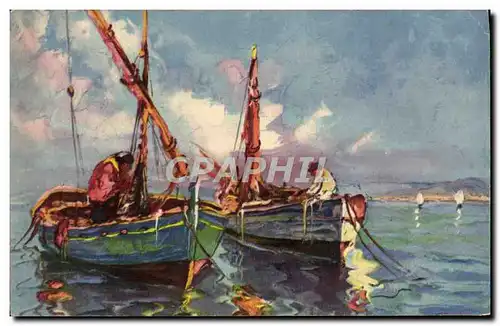 Cartes postales Bateau Voilier Peche