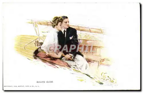 Cartes postales Bateau Voilier Sailing Close