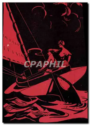 Cartes postales Bateau Voilier The fair skipper