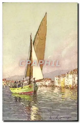 Cartes postales Bateau Voilier Peche