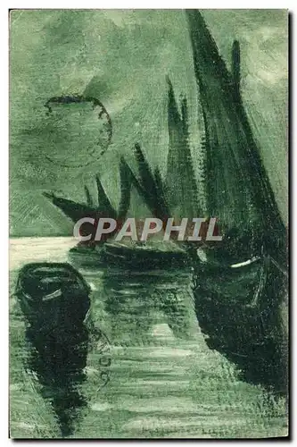 Cartes postales Bateau Voilier Peche