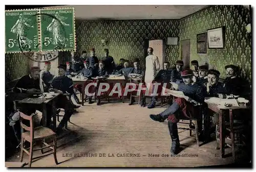 Cartes postales Militaria Caserne Mess des sous officiers