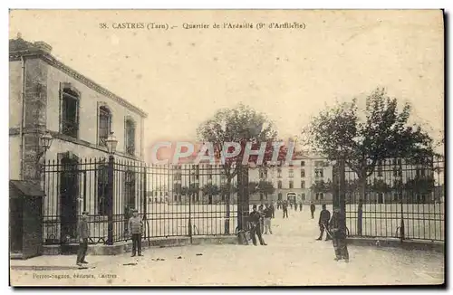 Cartes postales Militaria Caserne Castres Quartier de l&#39Ardaille 9eme d&#39artillerie
