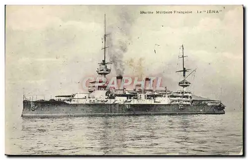 Cartes postales Bateau de guerre Iena