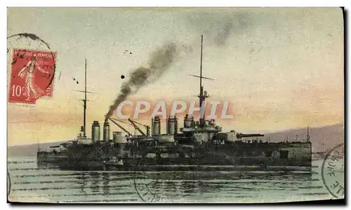 Cartes postales Bateau de guerre Cuirasse