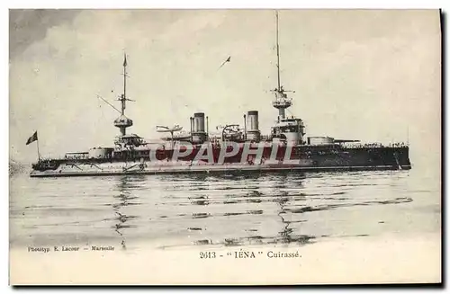 Cartes postales Bateau de guerre Iena Cuirasse