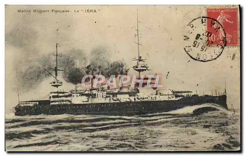 Cartes postales Bateau de guerre Iena Cuirasse