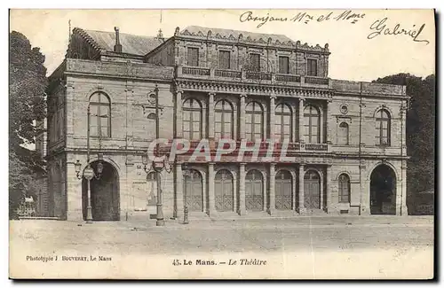 Cartes postales Le Mans Le Theatre