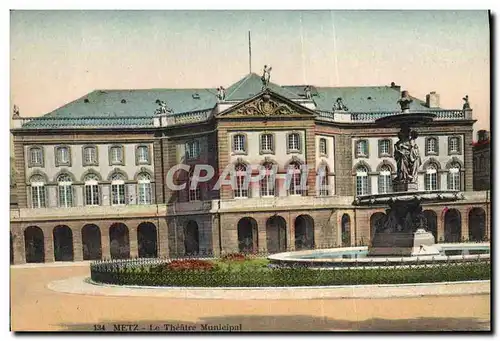 Cartes postales Theatre municipal Metz