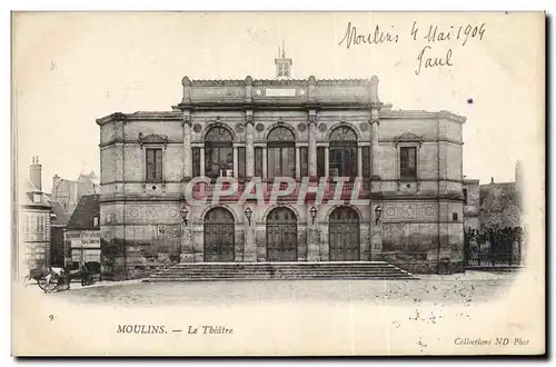 Cartes postales Theatre Moulins