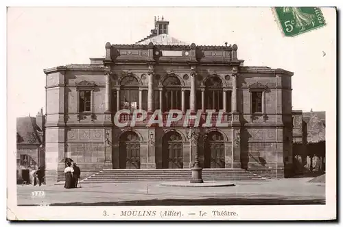 Cartes postales Theatre Moulins