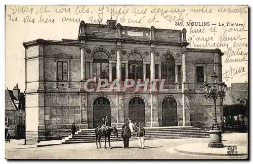 Cartes postales Theatre Moulins Cheval