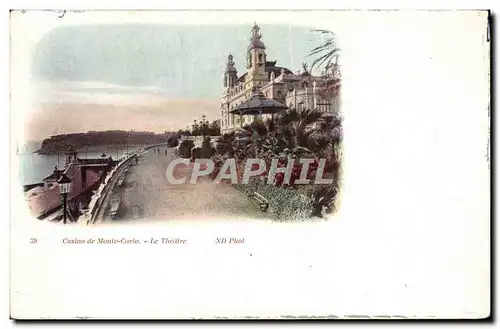Cartes postales Monte Carlo Monaco Casino Theatre