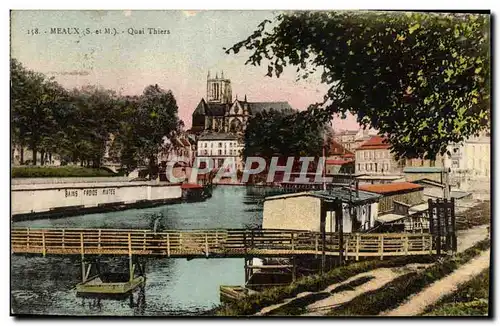 Cartes postales Meaux Quai Thiers