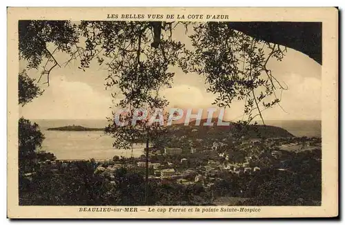 Cartes postales Beaulieu Le Cap Ferrat et la pointe Sainte Hospice