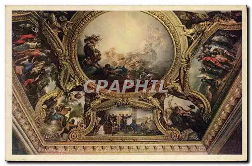 Cartes postales Versailles Chateau Plafond de la Salle du Trone