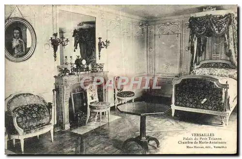 Cartes postales Versailles Palais du Petit Trianon Chambre de Marie Antoinette