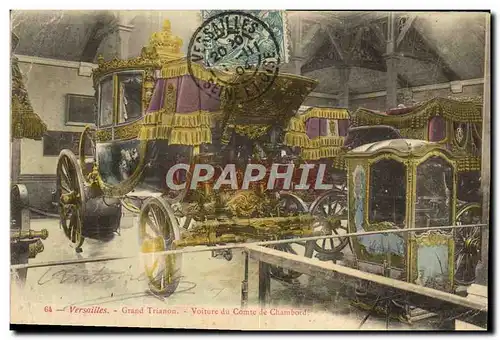 Cartes postales Versailles Grand Trianon Voiture Du Comte de Chambord