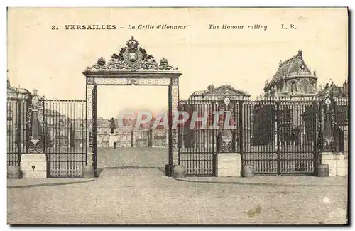 Cartes postales Versailles La Grille d&#39Honneur