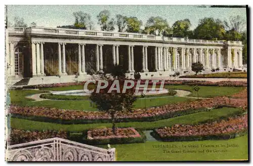 Cartes postales Versailles Le grand Trianon et les jardins