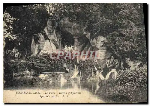 Cartes postales Versailles Le Parc Bains d&#39Apollon