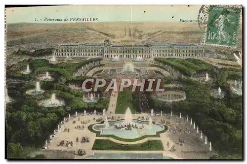 Cartes postales Versailles Panorama