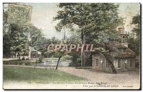 Ansichtskarte AK Versailles Parc du Petit Trianon La Laiterie et la maison de la reine