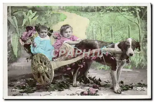 Cartes postales Chien Chiens Enfant