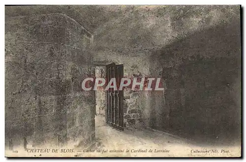Cartes postales Prison Chateau de Blois Cachot ou fut assassine le cardinal de Lorraine