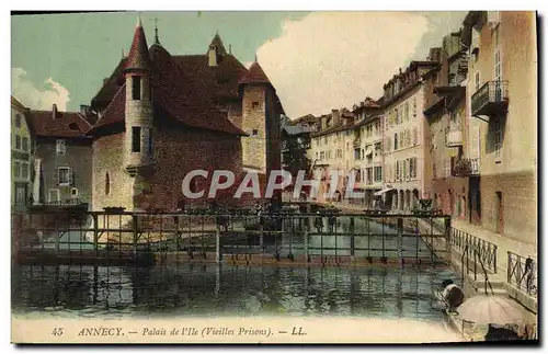 Cartes postales Prison Annecy Palais de l&#39ile Vieilles prisons