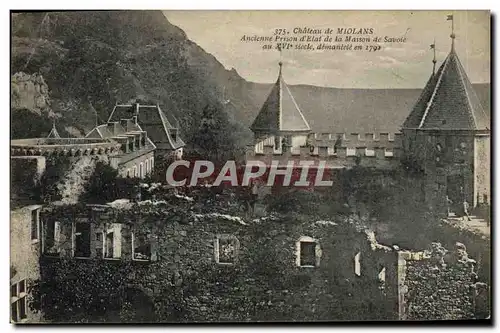 Cartes postales Prison Chateau de Miolans Ancienne prison d&#39etat de la maison de SAvoie
