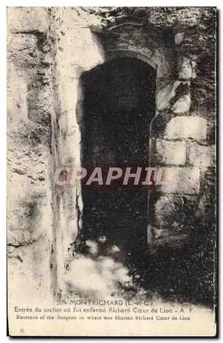 Cartes postales Prison Montrichard Entree du cachot ou fut enferme Richard Coeur de Lion