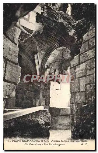 Cartes postales Prison Montrichard Ancien donjon Les oubliettes