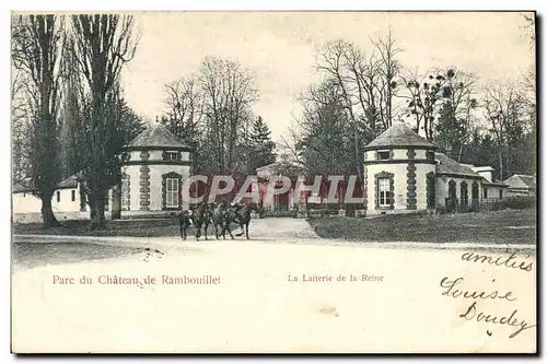 Cartes postales Parc du lac de Rambouillet La laiterie de la Reine Chevaux Cheval