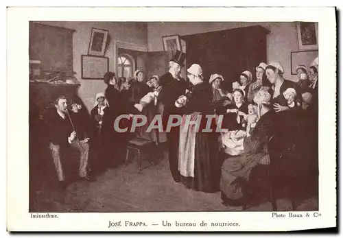 Cartes postales Jose Frappa Un bureau de nourrices