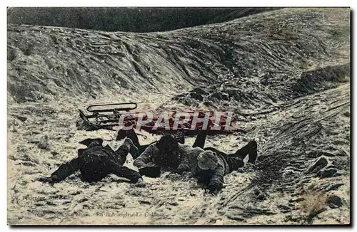 Cartes postales Sports d&#39hiver Ski En Bobsleigh La culbute