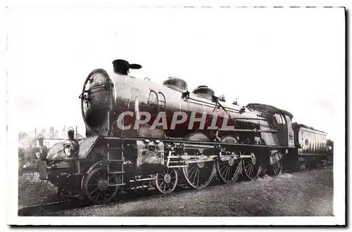 Cartes postales train Locomotive PLM 6102 a 6171