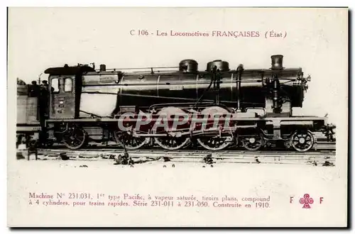 Ansichtskarte AK train Locomotive machine 231 031 type Pacific