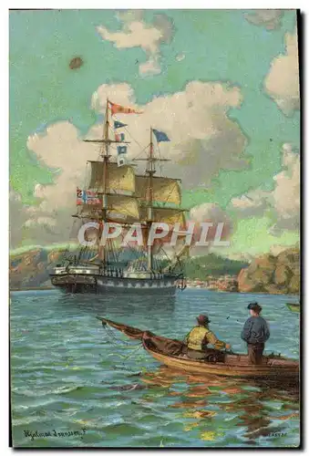 Cartes postales Bateau Voilier