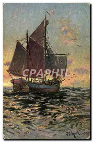 Cartes postales Bateau Voilier