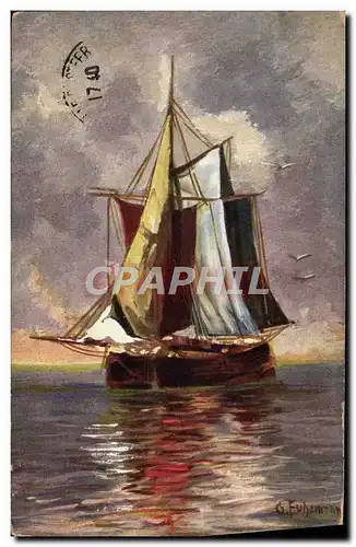 Cartes postales Bateau Voilier