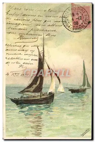 Cartes postales Bateau Voilier