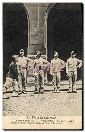 Cartes postales Militaria Caserne Soldat Plotard