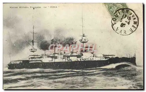 Cartes postales Bateau de guerre le Iena