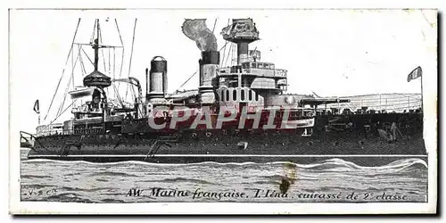 Cartes postales Bateau de guerre Le Iena cuirasse de 2eme classe