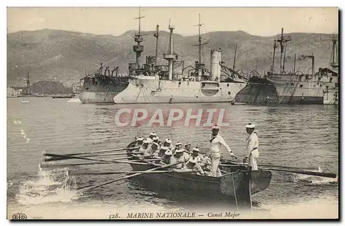 Cartes postales Bateau de guerre canot major