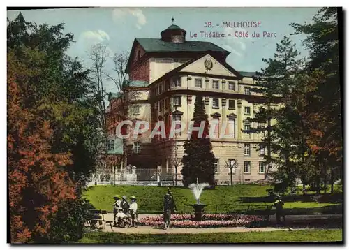 Cartes postales Theatre Mulhouse Cote du parc