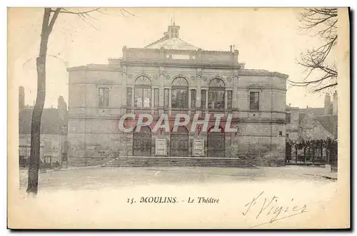 Cartes postales Theatre Moulins