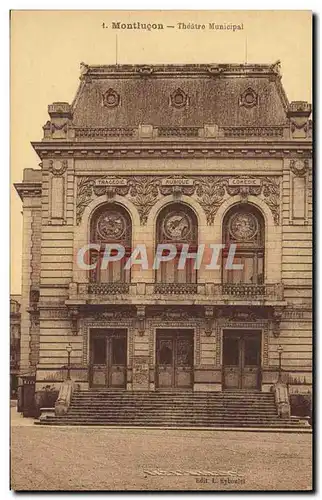 Cartes postales Theatre municipal Montlucon