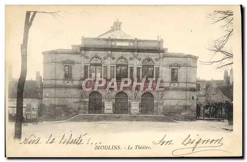 Cartes postales Theatre Moulins